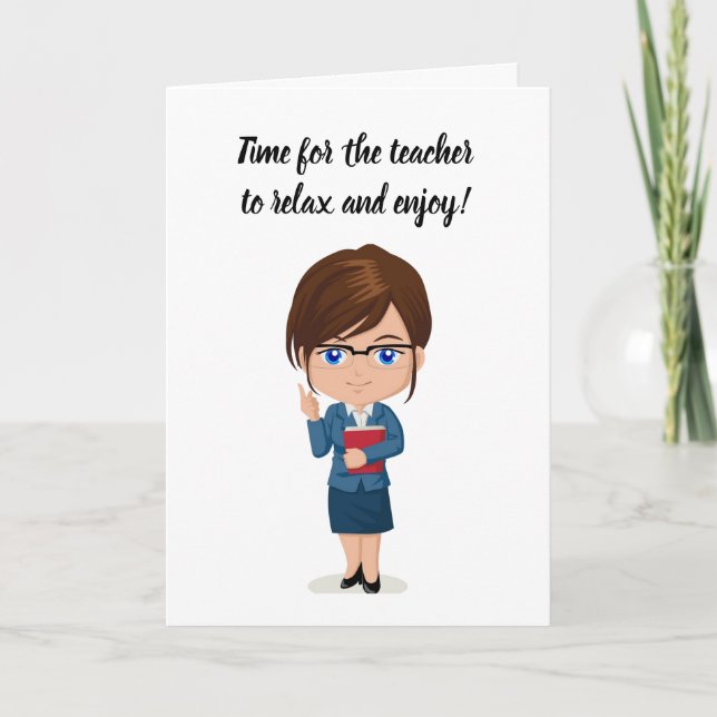 **RETIREMENT** FOR YOUR FAVORITE "TEACHER" CARD (Front)