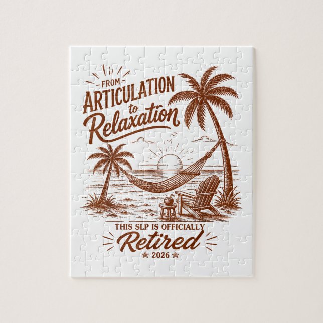 Retirement Form Articulation to Relaxation 2026 Jigsaw Puzzle (Vertical)