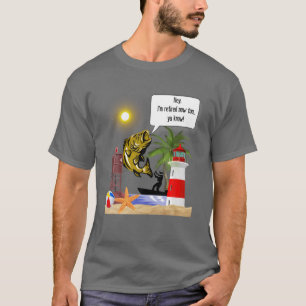 Retirement Funny Fish Fisherman,Fisherman Retired T-Shirt