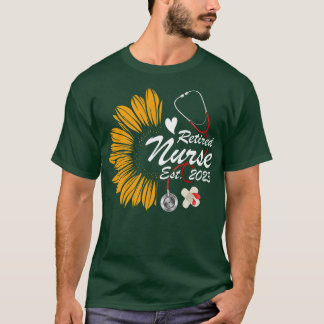 Retirement Gift For Nurse 2023 Nursing Retired Nur T-Shirt