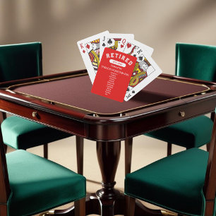 Retirement Gift of Classic Playing Cards