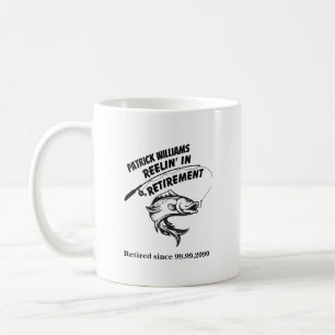 Retirement Gift Reeling in Retirement Fishing Rod Coffee Mug