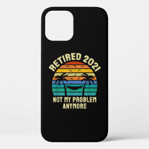 Retirement Gifts Vintage Retired 2021 iPhone 12 Pro Case