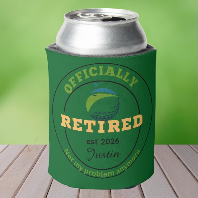 Retirement golf party favour can cooler (Creator Uploaded)