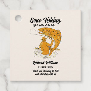 Retirement Gone Fishing Life is Better Retired Favour Tags
