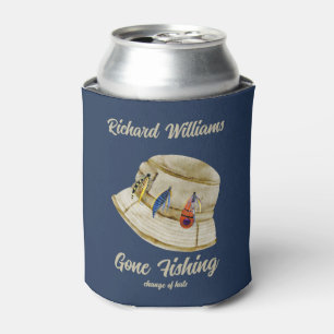 Retirement Gone Fishing Retired Fisherman Hat Can Cooler
