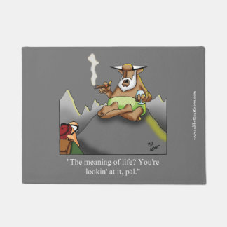 Retirement Humour Doormat Gift