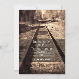 RETIREMENT INVITATION-JOURNEY ENDED/ANOTHER BEGINS INVITATION