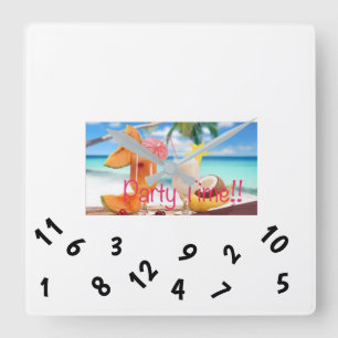 ***RETIREMENT IS 27/7 FOR YOU***\ SQUARE WALL CLOCK