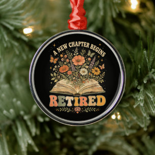 Retirement Is Music To My Ears Metal Tree Decoration