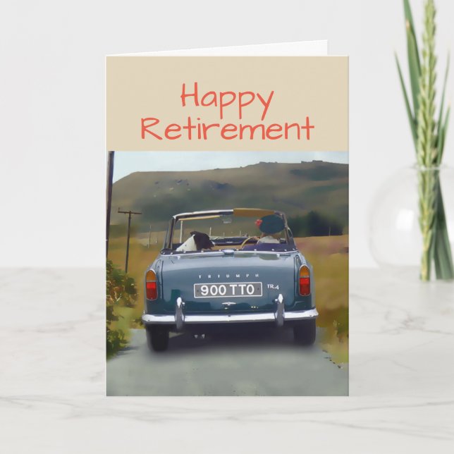 Retirement joy riders card (Front)