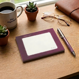 Retirement Legacy Sticky Note Pad
