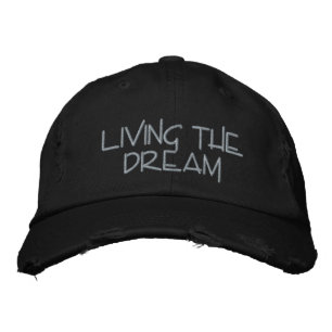 Retirement - Living the Dream funny Embroidered Hat