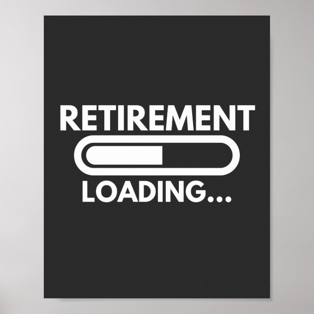 Retirement loading progress for all employees poster (Front)