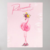 Retirement looks good on you! Flamingo in Sneakers
