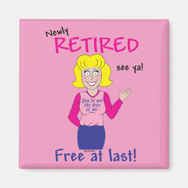 Retirement Magnet (Front)