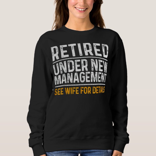 Retirement Men Dad Sweatshirt (Front)