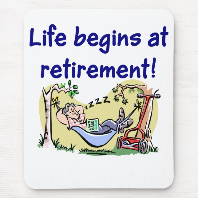 Retirement Mouse Pad (Front)