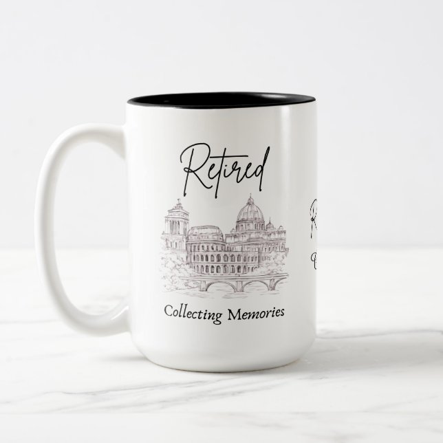Retirement Mug Gift for Travelers (Left)