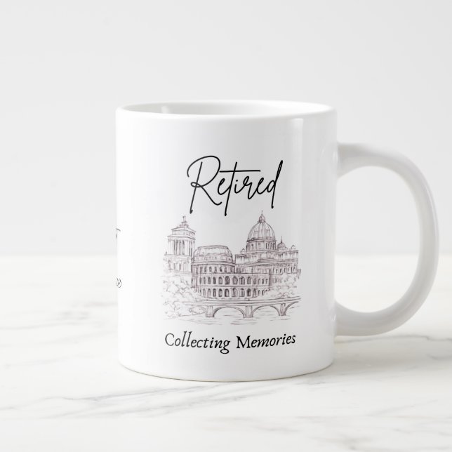 Retirement Mug Gift for Travelers (Right)