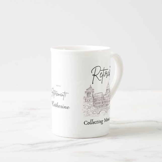 Retirement Mug Gift for Travelers (Front Right)