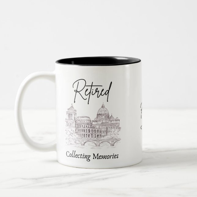 Retirement Mug Gift for Travelers (Left)