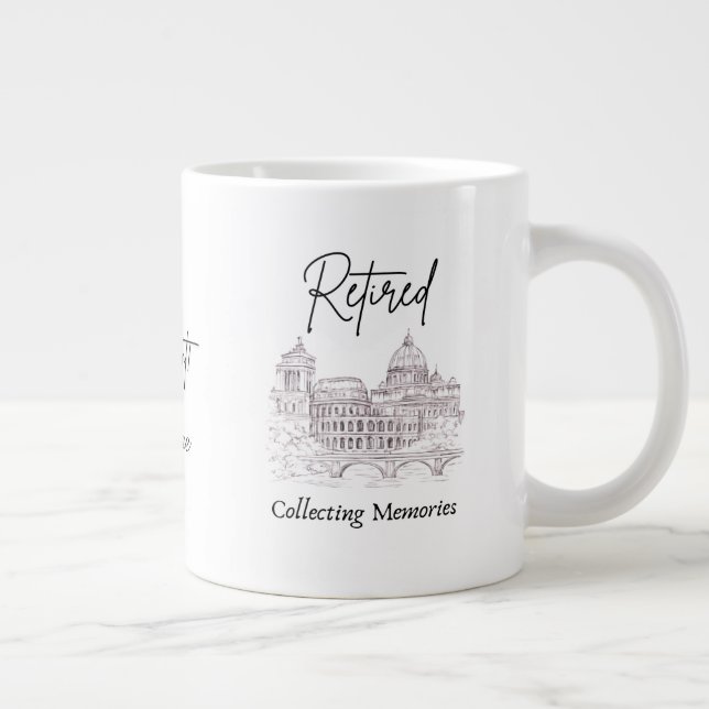 Retirement Mug Gift for Travelers (Right)