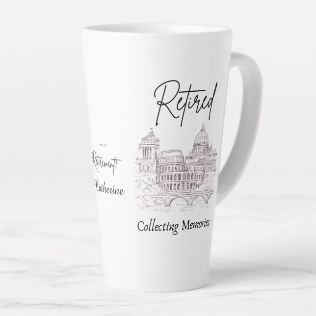 Retirement Mug Gift for Travelers (Right Angle)