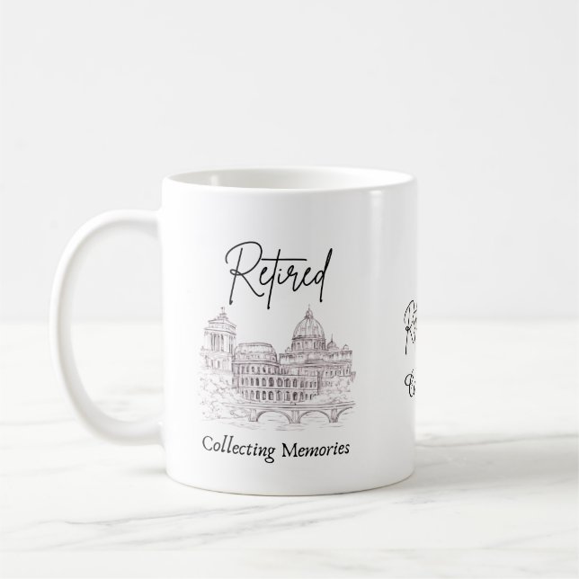 Retirement Mug Gift for Travelers (Left)