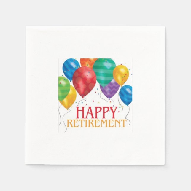 Retirement Napkin (Front)