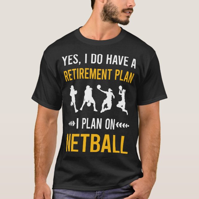 Retirement Netball T-Shirt (Front)