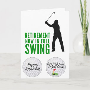 Retirement now in full swing holiday card