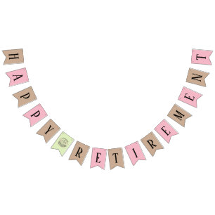 RETIREMENT PARTY BUNTING BUNTING