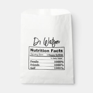 Retirement Party Coworker Boss Appreciation Golfer Favour Bags