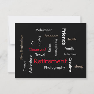 Retirement Party: Customise invitation(both sides) Invitation
