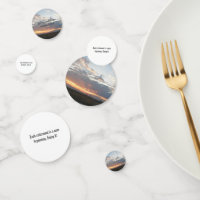 retirement party decor confetti