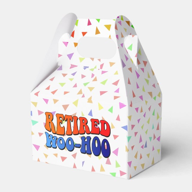 Retirement Party Favour Box (Back Side)