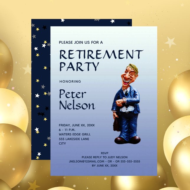 Retirement Party, Fun, Invitation (Creator Uploaded)