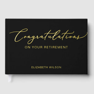 Retirement Party, Happy Retirement Leaving Party Guest Book