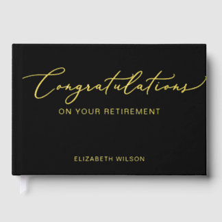 Retirement Party, Happy Retirement Leaving Party  Guest Book