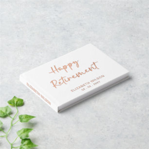 Retirement Party, Happy Retirement Leaving Party  Guest Book