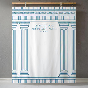 Retirement Party in blue Tapestry