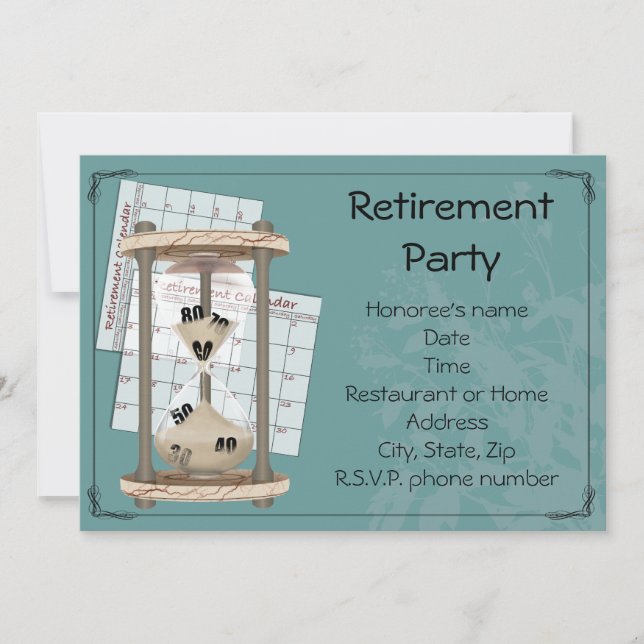 Retirement Party Invitation (Front)
