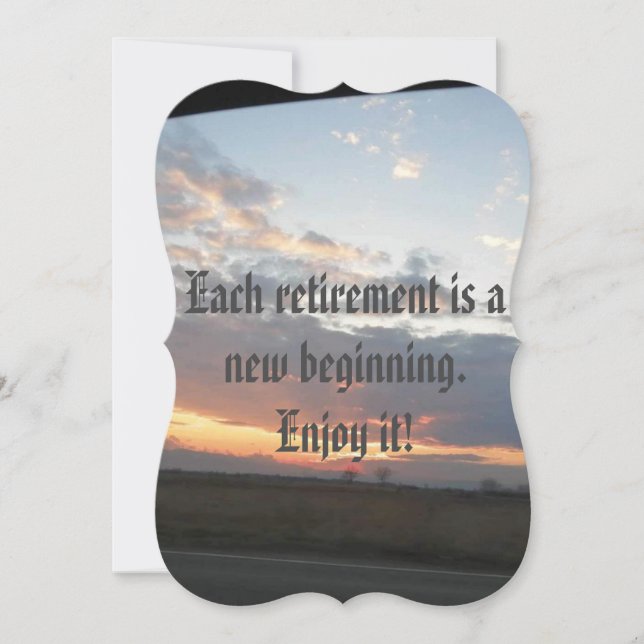 retirement party invitation (Front)