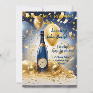Retirement party invitation card