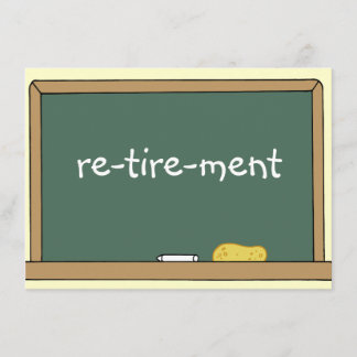 Retirement Party Invitation for a Teacher