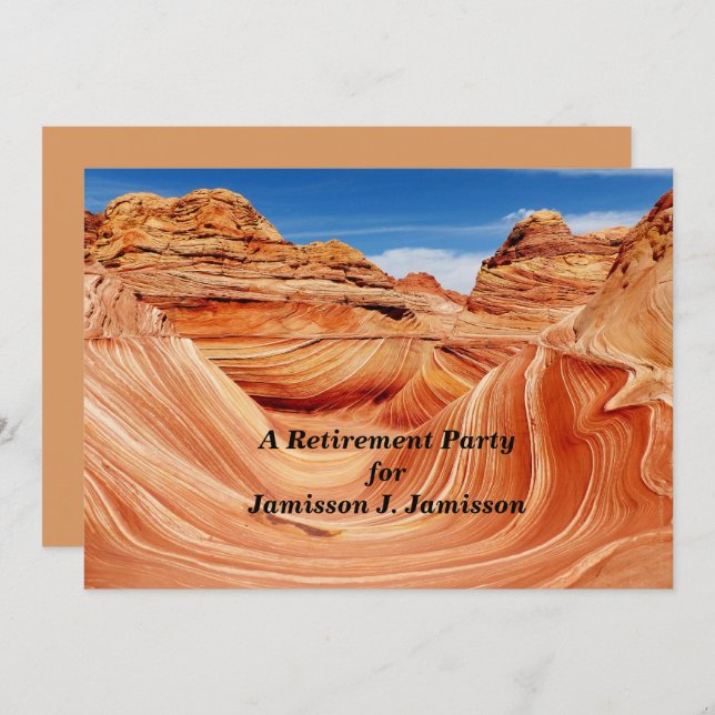 Retirement Party Invitation Photographers Paradise (Front/Back)