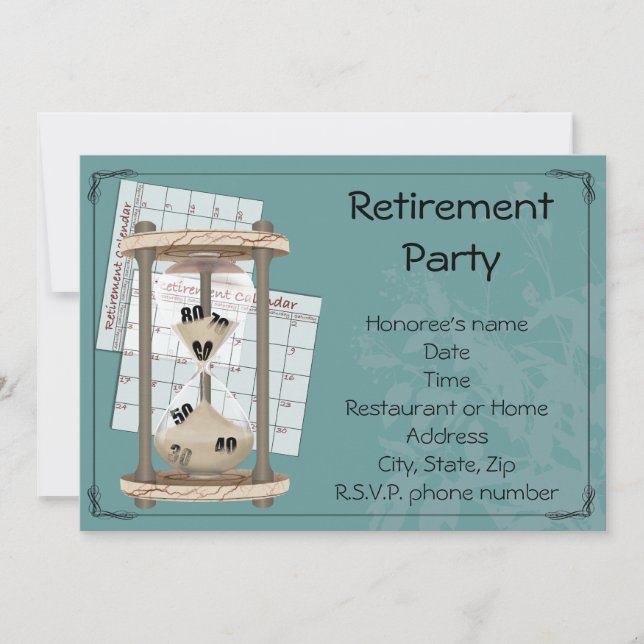 Retirement Party invitations (Front)
