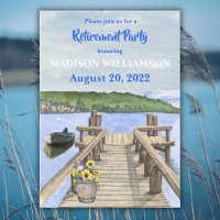 Retirement Party Mountain Lake Dock 