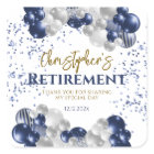 Retirement Party Navy Balloons